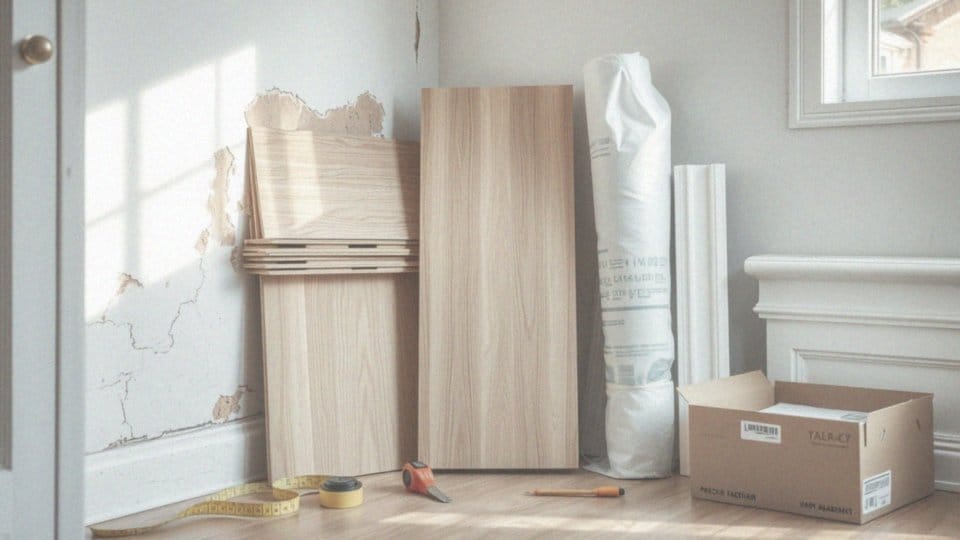 Jakie materiały są potrzebne do układania nowych paneli na starym parkiecie?