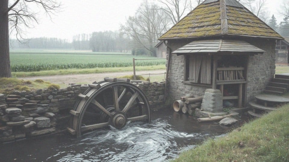 Jakie mechanizmy można uruchomić za pomocą koła wodnego?