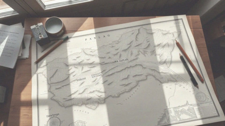 Jakie są cechy geograficzne San Escobar według mapy?