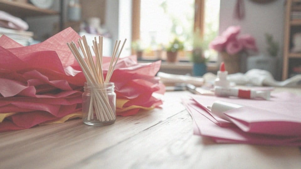 Jakie materiały są najodpowiedniejsze do tworzenia tulipana?