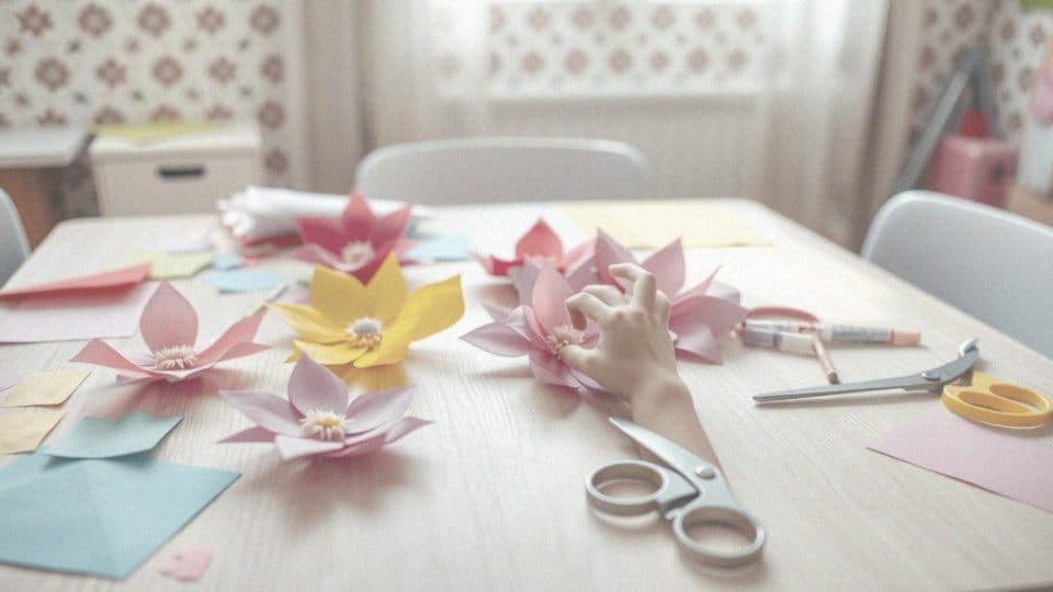 Co to jest projekt DIY dla dzieci z papierowymi kwiatami?
