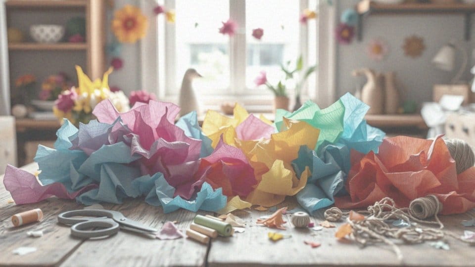 Co można zrobić z bibuły? Pomysły na kreatywne rękodzieło
