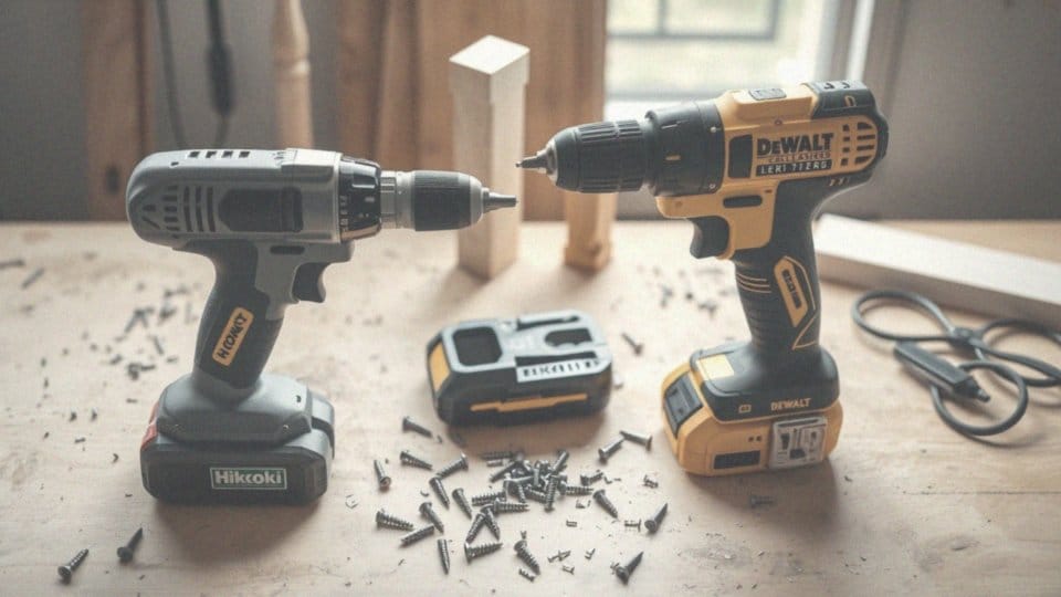 Hikoki czy DeWalt? Porównanie popularnych wiertarko-wkrętarek