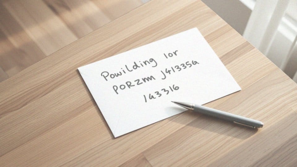 Jak poprawnie zapisać adres zamieszkania? Przewodnik krok po kroku