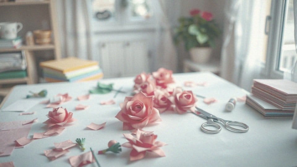 Kwiaty z papieru 3D – jak zrobić piękne papierowe bukiety?