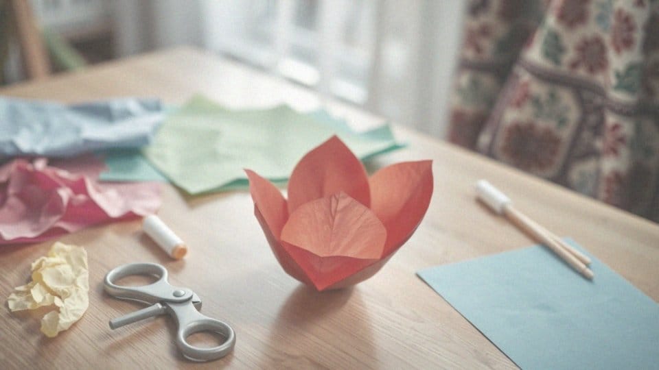 Proste kwiaty z bibuły dla dzieci – kreatywne pomysły krok po kroku