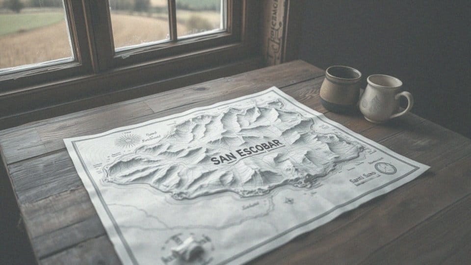 San Escobar mapa – odkryj fikcyjne państwo i jego geografię