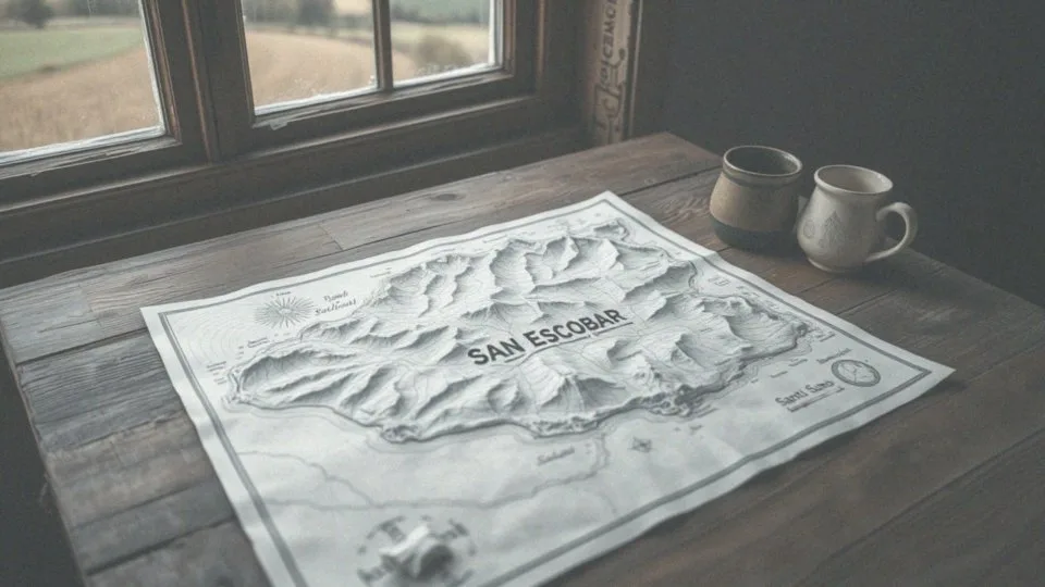 San Escobar mapa – odkryj fikcyjne państwo i jego geografię